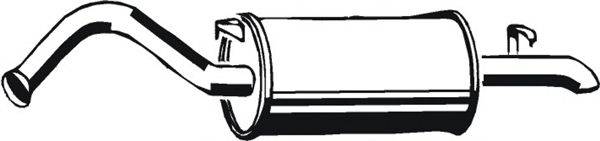 ASMET 06003 Глушник вихлопних газів кінцевий