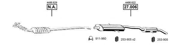 ASMET CH270340 Система випуску ОГ