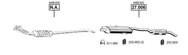 ASMET CH270350 Система випуску ОГ