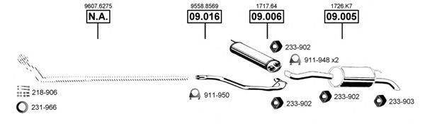 ASMET CI090555 Система випуску ОГ