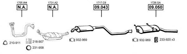 ASMET CI092540 Система випуску ОГ