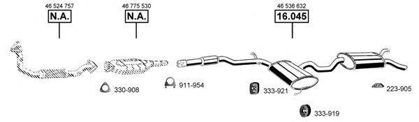 ASMET FI160095 Система випуску ОГ