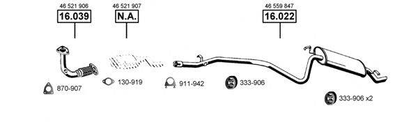 ASMET FI162900 Система випуску ОГ