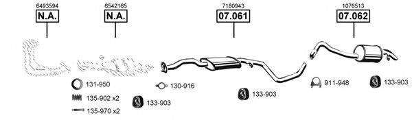 ASMET FO070675 Система випуску ОГ