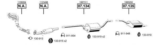 ASMET FO072800 Система випуску ОГ