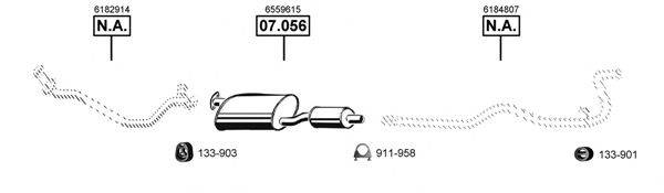 ASMET FO075215 Система випуску ОГ