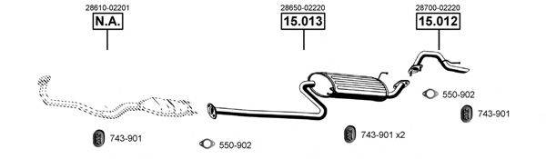 ASMET HY150300 Система випуску ОГ