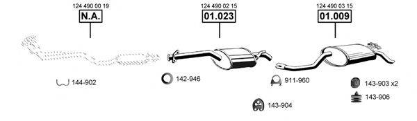 ASMET ME011565 Система випуску ОГ