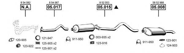 ASMET OP053200 Система випуску ОГ