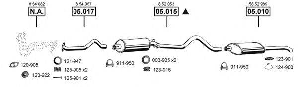 ASMET OP053480 Система випуску ОГ