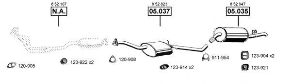 ASMET OP054210 Система випуску ОГ