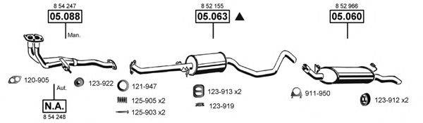 ASMET OP054805 Система випуску ОГ