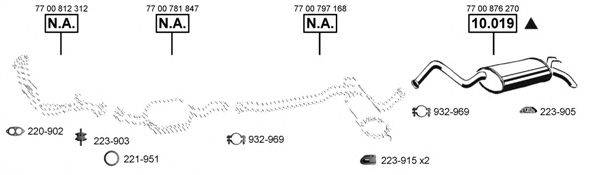 ASMET RE104660 Система випуску ОГ