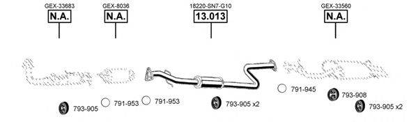 ASMET RO302310 Система випуску ОГ