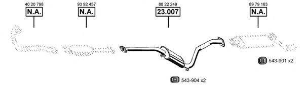 ASMET SA231365 Система випуску ОГ