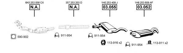 ASMET VA031920 Система випуску ОГ