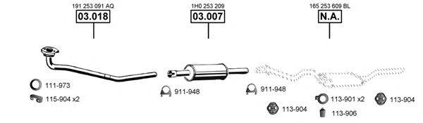 ASMET VA033100 Система випуску ОГ