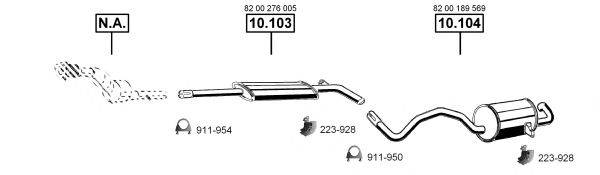 ASMET RE102470 Система випуску ОГ