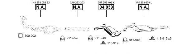 ASMET VA034000 Система випуску ОГ