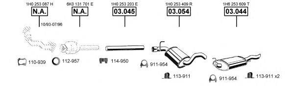 ASMET VA031925 Система випуску ОГ