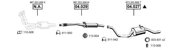 ASMET VA035225 Система випуску ОГ