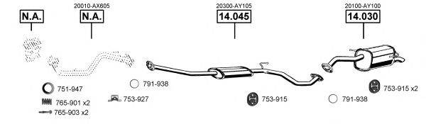 ASMET NI140900 Система випуску ОГ