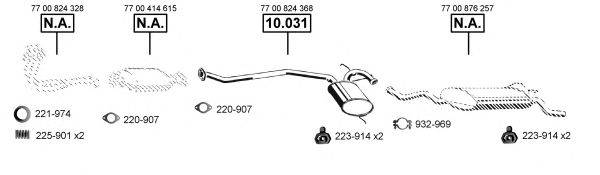 ASMET RE104185 Система випуску ОГ