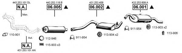 ASMET AU061390 Система випуску ОГ