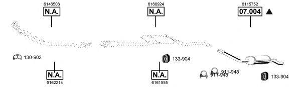 ASMET FO074610 Система випуску ОГ