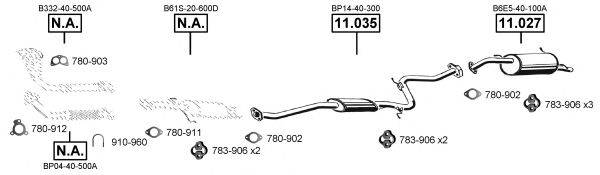 ASMET MA110855 Система випуску ОГ