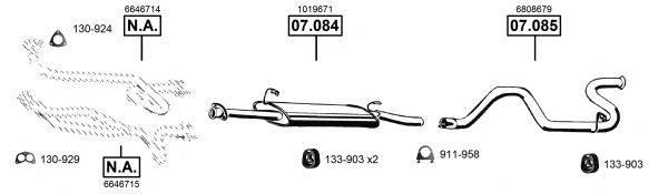 ASMET FO075495 Система випуску ОГ