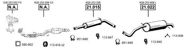 ASMET SK210420 Система випуску ОГ