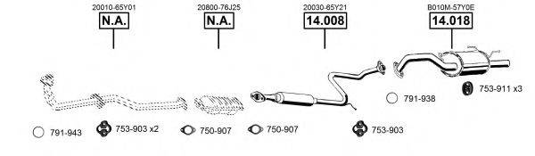 ASMET NI142290 Система випуску ОГ