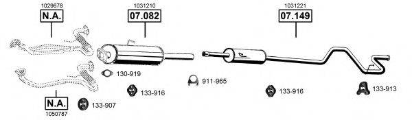 ASMET FO075525 Система випуску ОГ