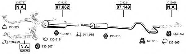 ASMET FO075595 Система випуску ОГ