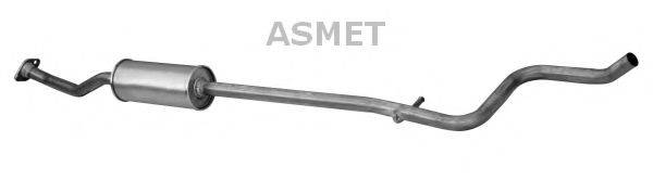 ASMET 09062 Середній глушник вихлопних газів