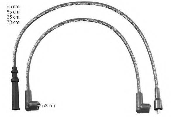 CHAMPION CLS179 Комплект дротів запалювання