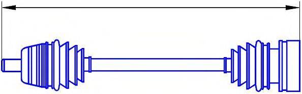 SERCORE 121014 Приводний вал