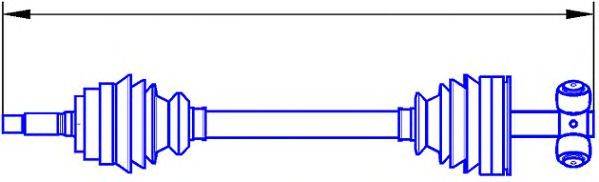 SERCORE 12852 Приводний вал