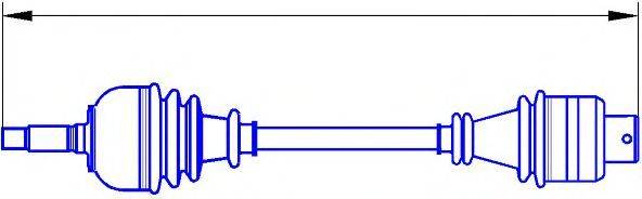 SERCORE 12797A Приводний вал