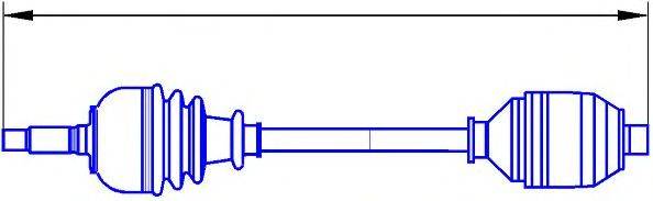 SERCORE 12643 Приводний вал