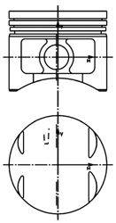 KOLBENSCHMIDT 40015600 Поршень
