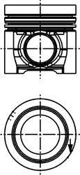 KOLBENSCHMIDT 40709600 Поршень