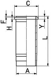 KOLBENSCHMIDT 89328110 Гільза циліндра