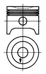 KOLBENSCHMIDT 92523601 Поршень