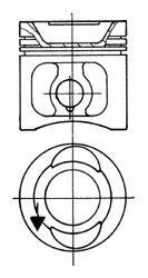 KOLBENSCHMIDT 93774620 Поршень
