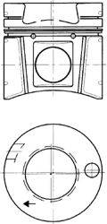 KOLBENSCHMIDT 94512600 Поршень