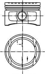 KOLBENSCHMIDT 99562600 Поршень