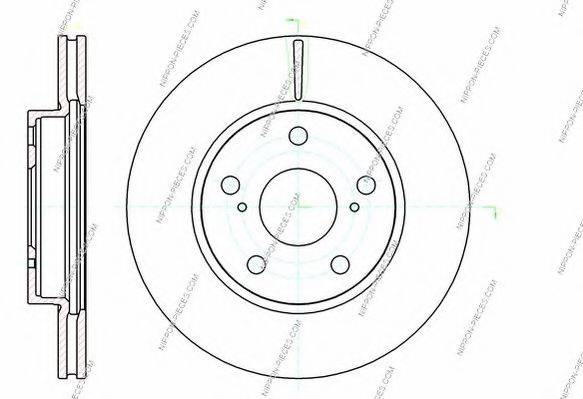 NPS T330A170 гальмівний диск
