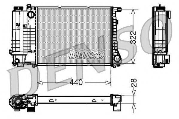 NPS DRM05042 Радіатор, охолодження двигуна